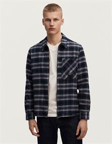 DENHAM Brook zip overshirt cf Overhemden