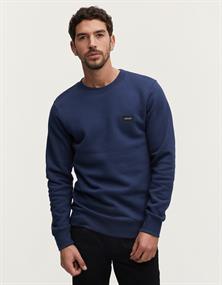 DENHAM Denham slim patch sweat ss Truien