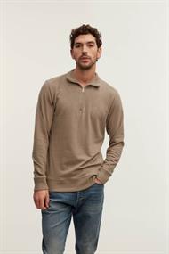 DENHAM Roger half zip knit cmj Truien